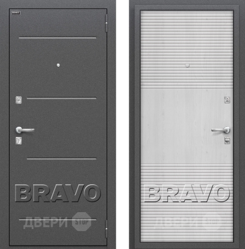 Входная металлическая Дверь Bravo Оптим Фит Pine Feelwood в Коломне