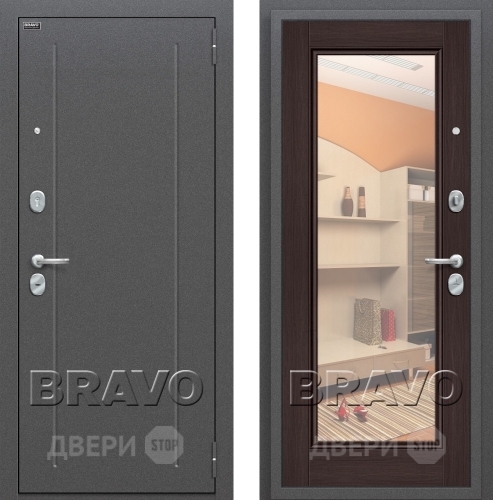 Входная металлическая Дверь Bravo Оптим Флэш Венге в Коломне