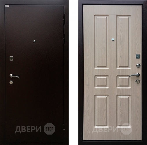 Входная металлическая Дверь Ратибор Комфорт Белёный дуб в Коломне