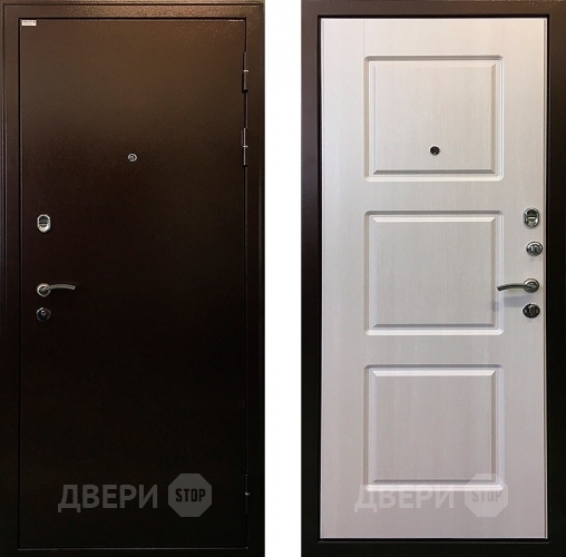 Входная металлическая Дверь Ратибор Трио Лиственница Беж в Коломне