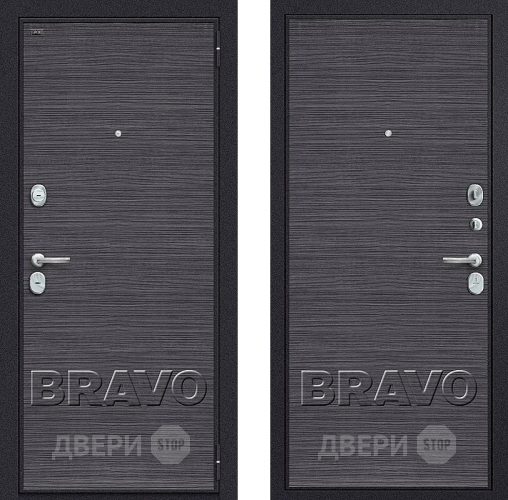 Входная металлическая Дверь Groff Т3-300 Black Wood в Коломне