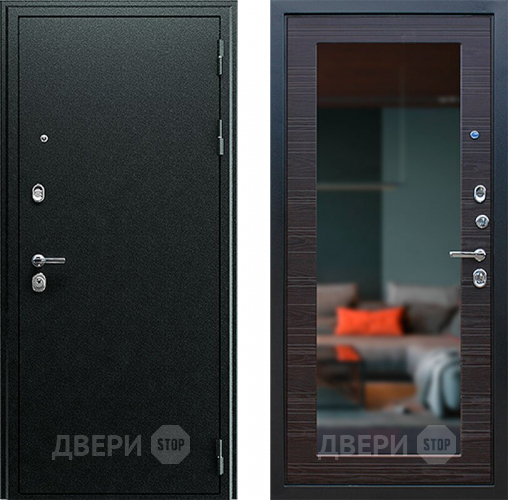 Дверь АСД Next-1 с зеркалом Венге поперечный в Коломне