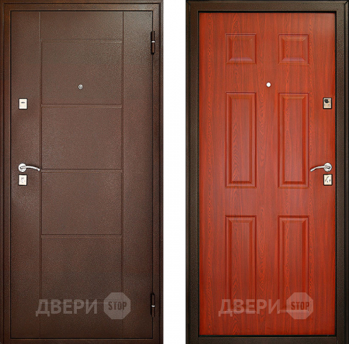 Входная металлическая Дверь Форпост Модель 73 Орех в Коломне