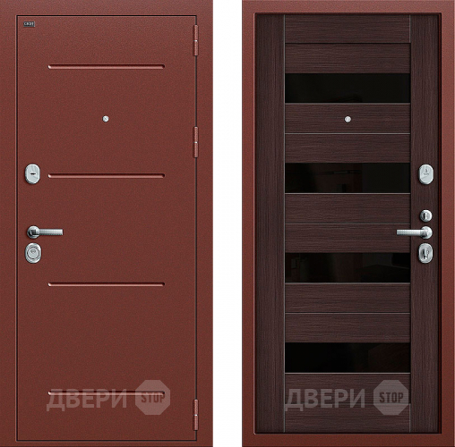 Входная металлическая Дверь Groff Т2-223 Wenge Veralinga в Коломне