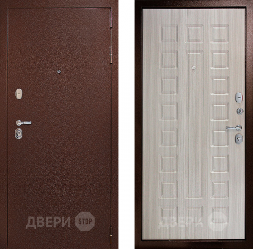 Входная металлическая Дверь Дверной Континент Рубикон - 1 Сандал Белый в Коломне