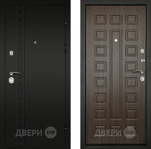 Входная металлическая Дверь (Дверной Континент) Сити - 3К Венге в Коломне