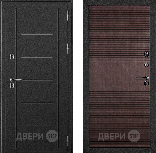 Входная металлическая Дверь Дверной Континент Термаль Венге в Коломне