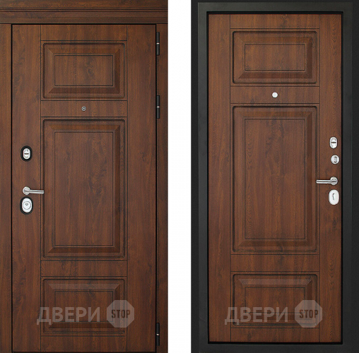 Входная металлическая Дверь (Дверной Континент) Порта Темный орех в Коломне