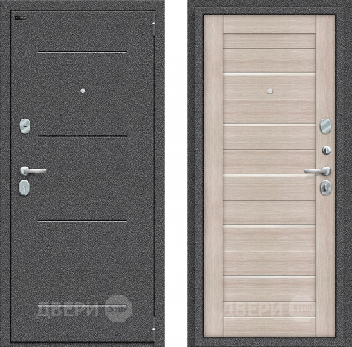 Входная металлическая Дверь Bravo Порта S-2 104/П22 Cappuccino Veralinga в Коломне