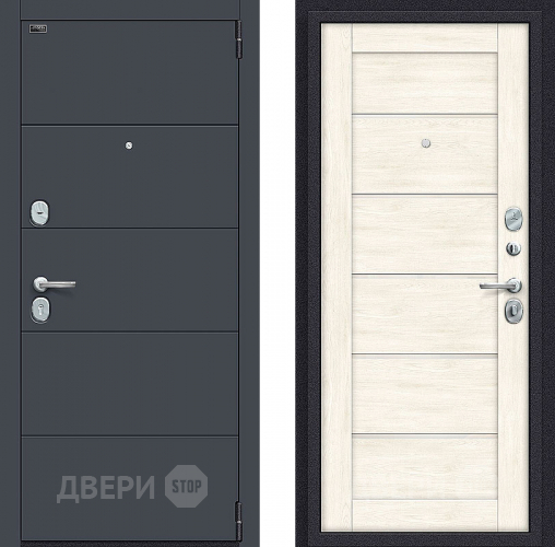 Входная металлическая Дверь Bravo Порта S-3 4/Л22 Nordic Oak в Коломне