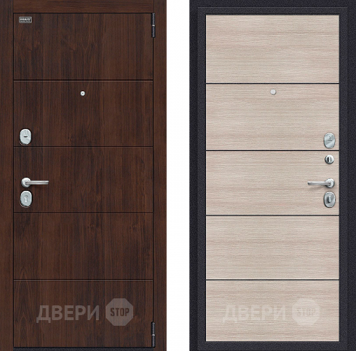 Дверь Bravo Porta S-3 4/П50 (AB-6) Cappuccino Veralinga в Коломне