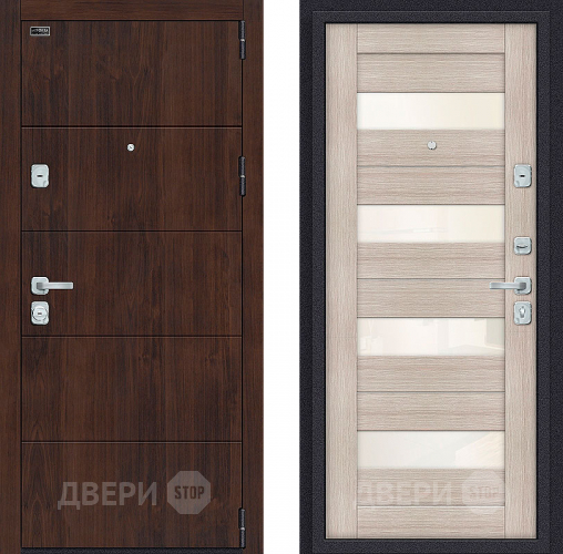 Дверь Bravo Porta M-3 4/П23 Cappuccino Veralinga в Коломне