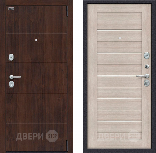 Входная металлическая Дверь Bravo Porta S-3 4/П22 Капучино в Коломне