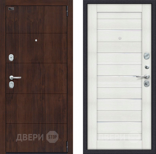 Входная металлическая Дверь Bravo Porta S-3 4/П22 Бьянко в Коломне
