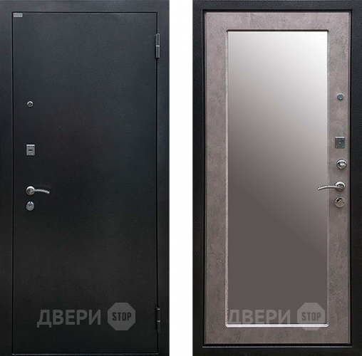 Дверь Ратибор Классик 3К с зеркалом Бетон светлый в Коломне