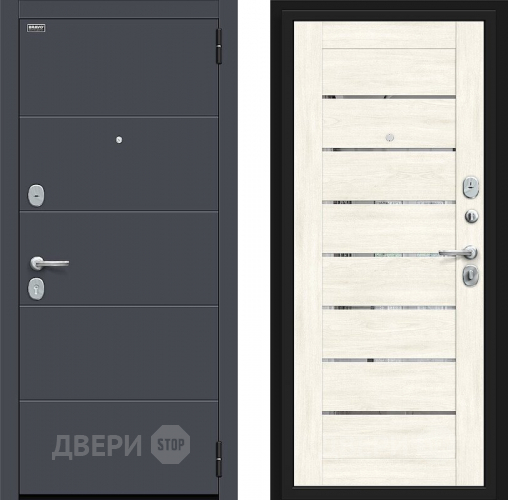 Дверь Bravo Прайд Kale Graphite Pro/Nordic Oak в Коломне