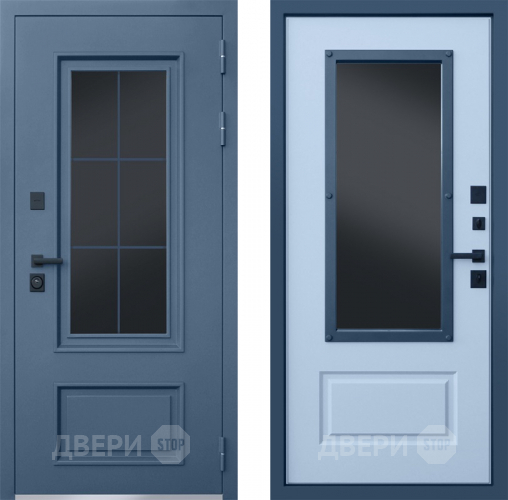 Входная металлическая Дверь АСД Терморазрыв Эльбрус с окном и английской решеткой в Коломне