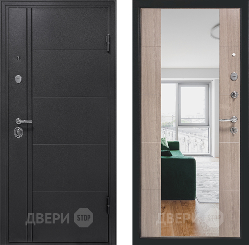 Входная металлическая Дверь Форпост Эверест Зеркало Сандал в Коломне