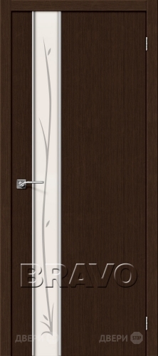 Межкомнатная дверь Глейс-1 Twig (3D Wenge) в Коломне