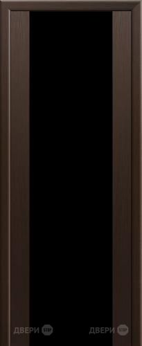 Межкомнатная дверь ProfilDoors 8X венге мелинга (черный триплекс) в Коломне