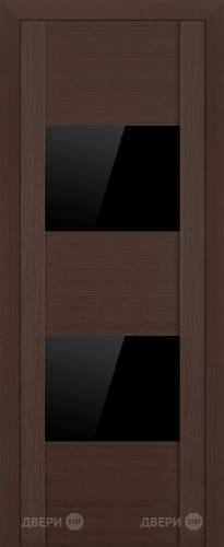Межкомнатная дверь ProfilDoors 21X венге мелинга (черный глянцевый лак) в Коломне