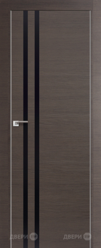 Межкомнатная дверь ProfilDoors 19Z грей (черный глянец) в Коломне