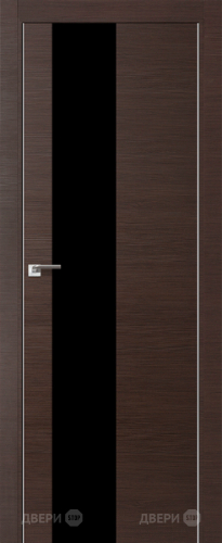 Межкомнатная дверь ProfilDoors 5Z венге кроскут (черный лак) в Коломне