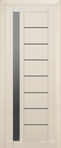 Межкомнатная дверь ProfilDoors 37U магнолия сатинат (графит) в Коломне