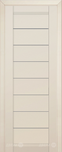 Межкомнатная дверь ProfilDoors 71U магнолия сатинат (графит) в Коломне