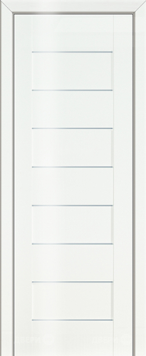 Межкомнатная дверь ProfilDoors 45L белый люкс (графит) в Коломне