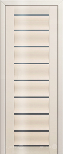 Межкомнатная дверь ProfilDoors 76L магнолия люкс (графит) в Коломне