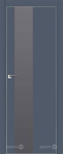 Межкомнатная дверь ProfilDoors 5E Антрацит (серебряный лак) в Коломне