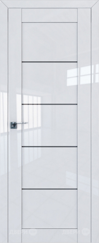 Межкомнатная дверь ProfilDoors 2-11L белый люкс (графит) в Коломне