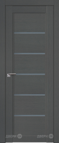 Межкомнатная дверь ProfilDoors 2-76 XN Грувд (графит) в Коломне