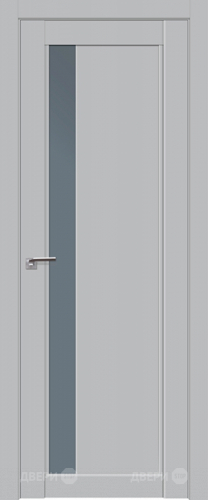 Межкомнатная дверь ProfilDoors 2-71U Манхэттен (графит) в Коломне