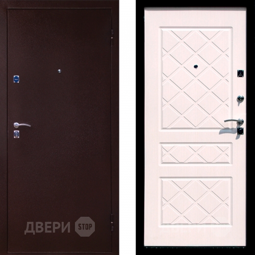 Входная металлическая Дверь СТОП ЭКО Беленый дуб в Коломне