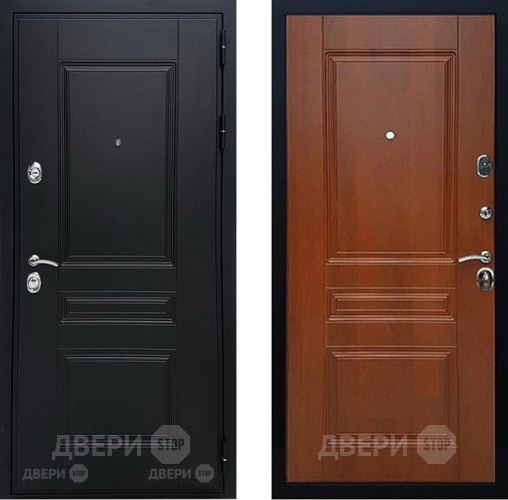 Входная металлическая Дверь Геркон (Gercon) Лондон панель МДФ Итальянский орех в Коломне