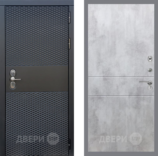 Дверь Стоп БЛЭК CISA ФЛ-290 Бетон светлый в Коломне