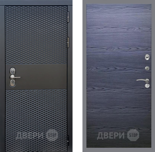 Дверь Стоп БЛЭК CISA Гладкая Дуб тангенальный черный в Коломне