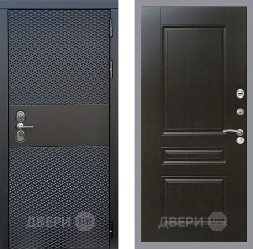 Дверь Стоп БЛЭК CISA ФЛ-243 Венге в Коломне
