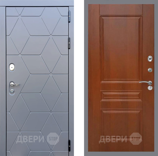 Входная металлическая Дверь Стоп КОСМО ФЛ-243 Итальянский орех в Коломне
