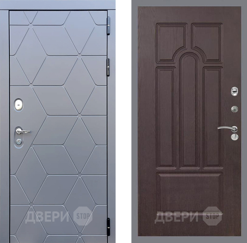 Входная металлическая Дверь Стоп КОСМО ФЛ-58 Венге в Коломне