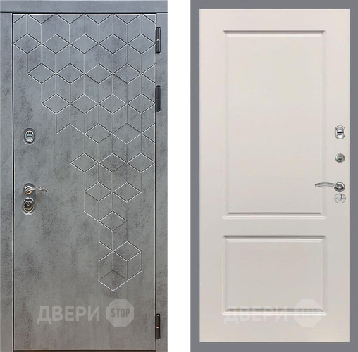Дверь Стоп БЕТОН ФЛ-117 Шампань в Коломне
