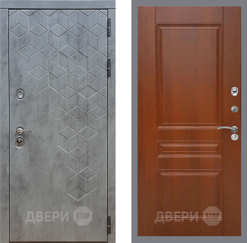 Дверь Стоп БЕТОН ФЛ-243 Итальянский орех в Коломне