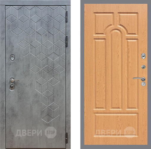 Дверь Стоп БЕТОН ФЛ-58 Дуб в Коломне