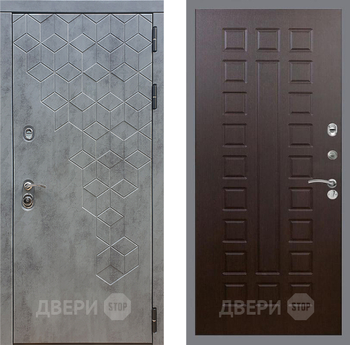 Дверь Стоп БЕТОН ФЛ-183 Венге в Коломне
