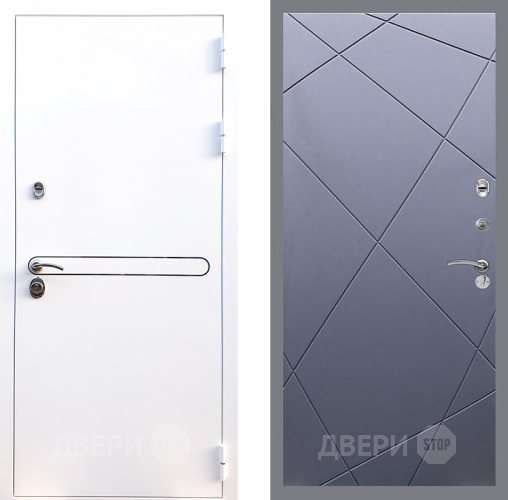 Дверь Стоп Лайн Вайт ФЛ-291 Силк титан в Коломне