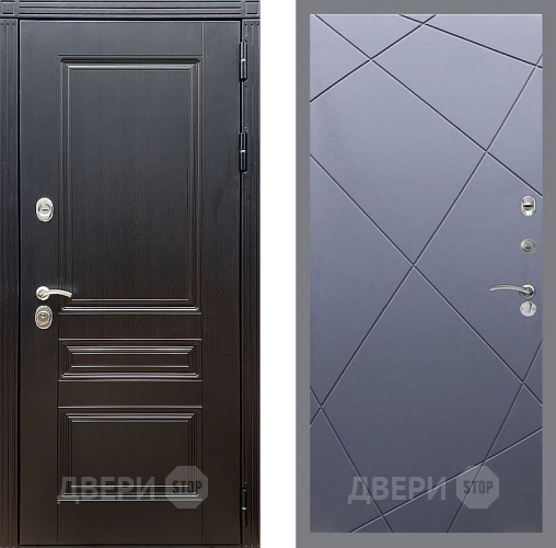 Дверь Стоп МЕГАПОЛИС ФЛ-291 Силк титан в Коломне