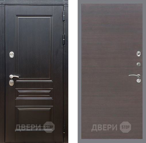 Дверь Стоп МЕГАПОЛИС Гладкая венге поперечный в Коломне