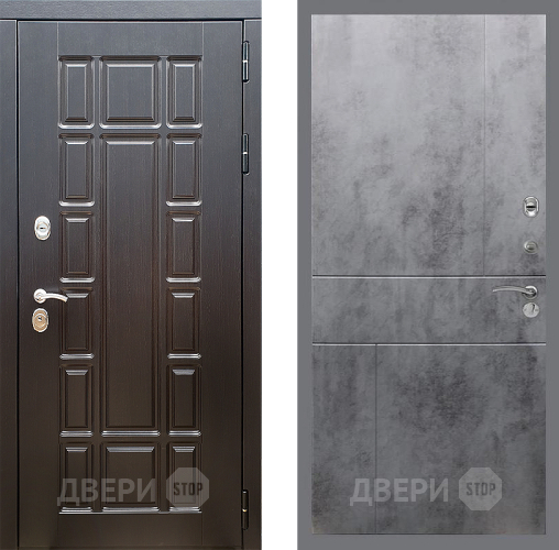 Дверь Стоп НЬЮ ЙОРК ФЛ-290 Бетон темный в Коломне